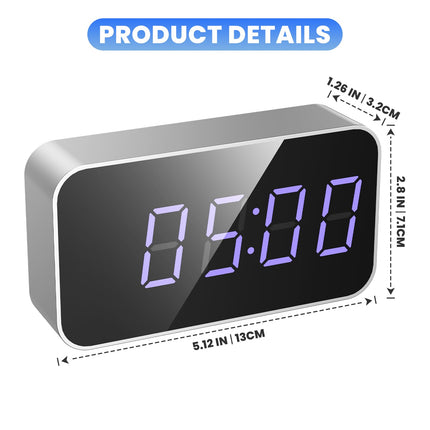 Hidden Camera Clock 4K UHD Clock Camera with Motion Alerts & Remote Access