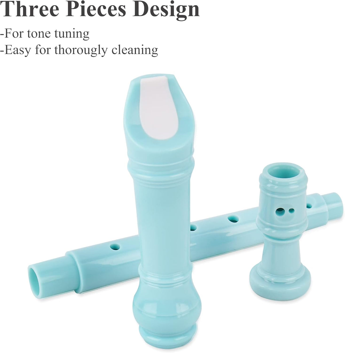 Recorder Instrument for Beginner Adults,8-Hole Soprano Descant Recorder Music Flute with with Cleaning - photo 4