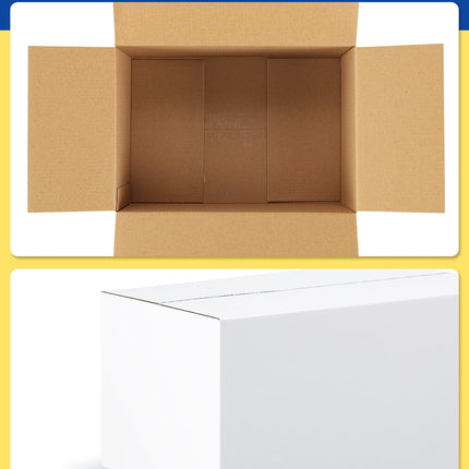 40-Pack-Small-Shipping-Boxes-8x8x4, Corrugated-Cardboard-Boxes-for-Packaging-Small-Business, White-Boxes-Mailers
