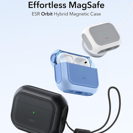ESR for AirPods Pro 3 Case, Compatible with AirPods Pro Case 3rd Generation (2025), Compatible with MagSafe, Full Drop Protection Cover with Lanyard, Black