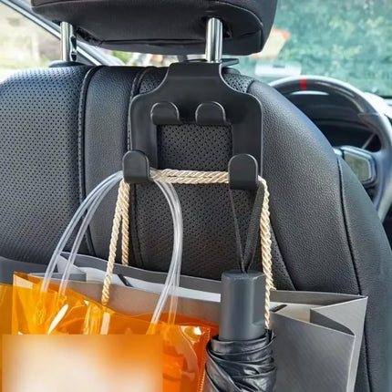 Car Back Seat Hook Hanging Storage Mobile Phone Holder Stand Lazy Rear Seat Phone Headrest Bracket For iPhone Samsung All Phones (2 PCS)