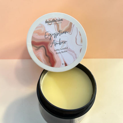 Egyptian Amber Scent Body Butter, Women, Moisturizer, Shea Butter, Vitamin E, Skin Softening, Soft to Medium Scent, 8 oz