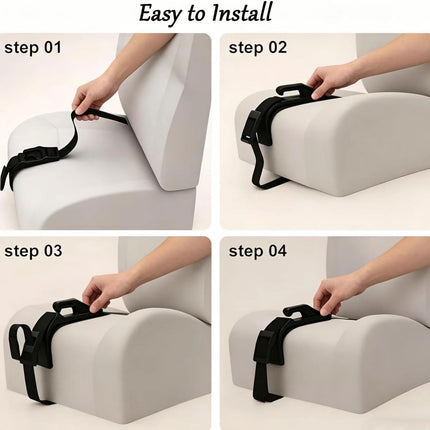 Mimibelt Pink Belt Cover, Universal Shoulder Pad Set and Cushion, an in-car Accessory Designed to Enhance Riding Comfort