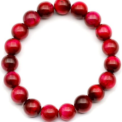 Natural Gemstone Beaded Stretch Bracelet for Men & Women | Handmade 8mm Stone Jewelry | Zodiac Chakra Elastic Bracelet | Meaningful Gift Collection