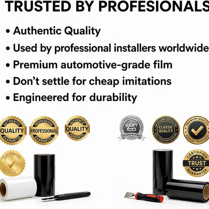 3M 2080 Series Gloss Black (G12) Vinyl Wrap Film - 5ft x 1ft - 5 sq ft - Dual Cast Bubble Free Air Release Technology - Professional Grade Automotive Vinyl