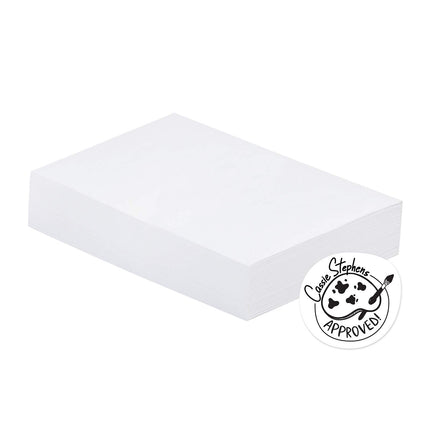 Mixed Media Art Paper, White, 9" x 12", 500 Sheets