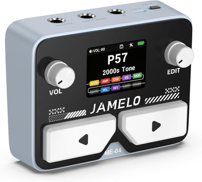 Pocket Guitar Multi Effects Pedal in Gray