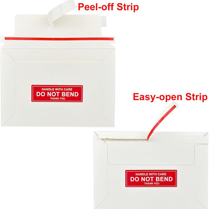 Rigid Cardboard Mailers 6.5x4.5in 100 Pack Stay Flat