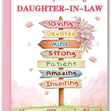 Daughter-in-law Mothers Day Card, Happy Mother's Day Cards Gifts for Daughter-in-law