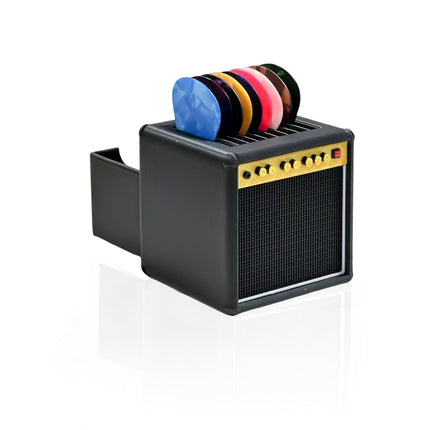 Guitar Picks Holder Box,Amplifier Speaker Style Paddle Holder Guitar Pick Display Holder,For Pick Storage And Display,Gift For Guitar Players Guitarists