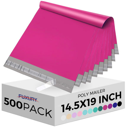 Bolsas de envío Poly Mailers 14.5x19 Inch 50pc para pequeñas empresas rosa