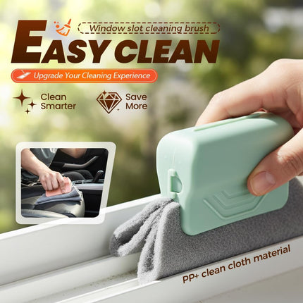 Magic Window Track Cleaner, 2026 New Window Groove Cleaning Brush Tools Set, for Window lides Gaps Tile Lines Shutter Slats Car Vents & Narrow Gaps (3PC)