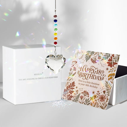 Regalos de calcetín navideño para mujer, adorno atrapasol de cristal