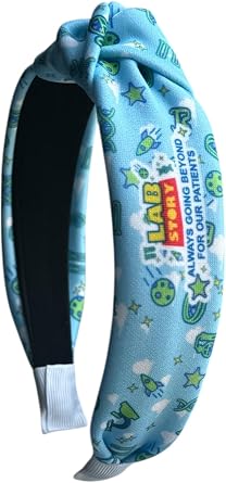 2026 Lab Week Official Theme Headband, Light Blue Lab Icon Pattern, Lab Week Gift