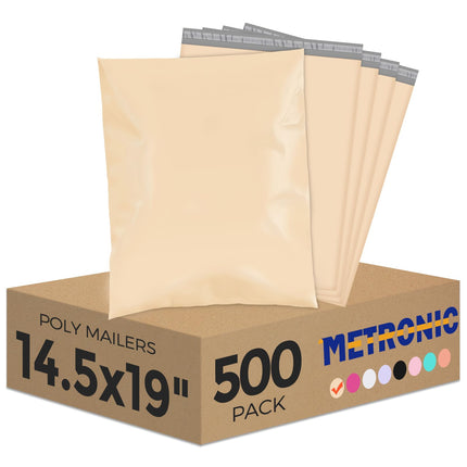 White Poly Mailers 14.5x19 100 Pack, Large Shipping bags Self-Seal Shipping Envelopes, Packaging Envelope for Small Business, Boutique, Clothing