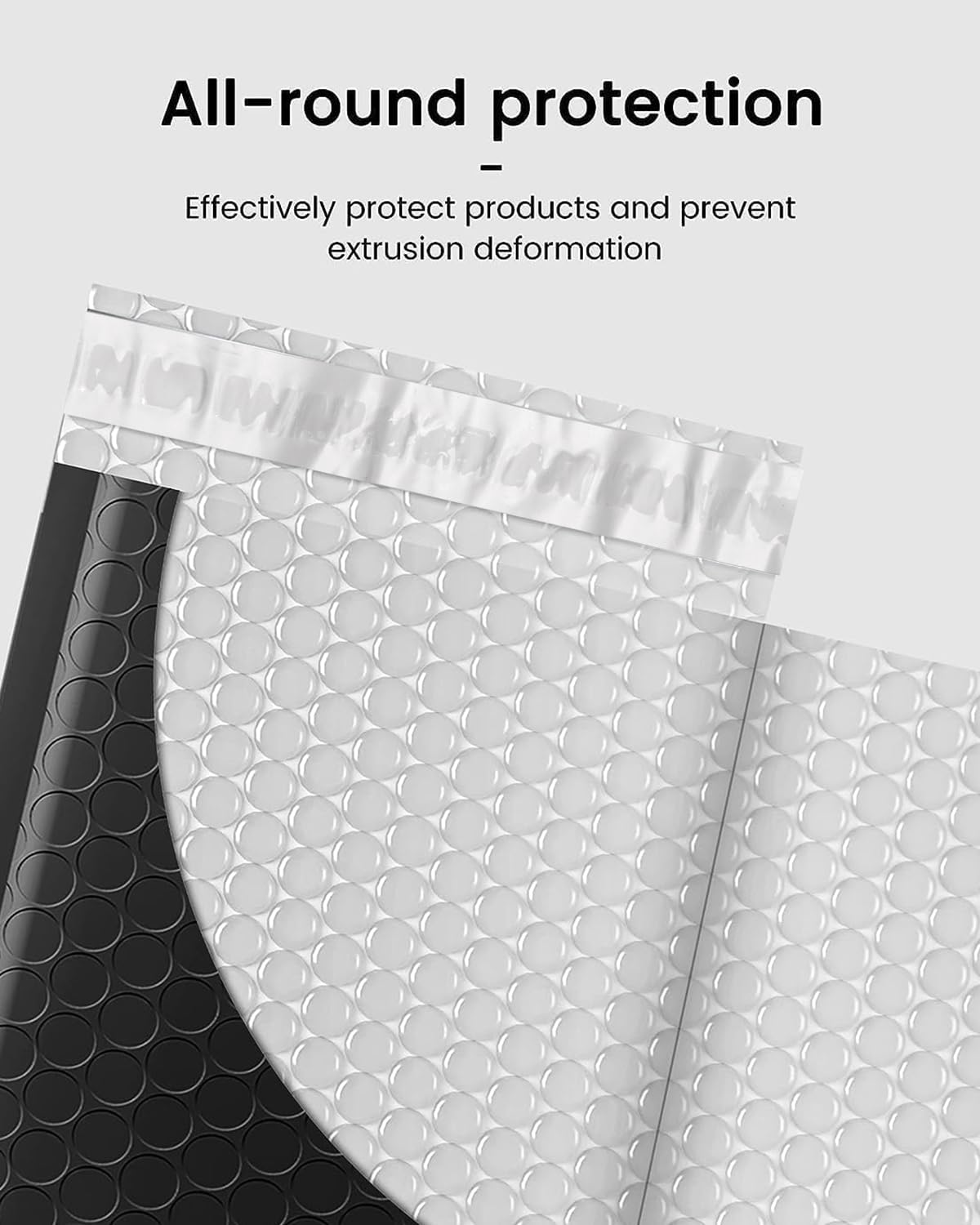 Black Bubble Mailers 4x8 Inches, 50 Pack - photo 3