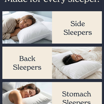 Bed Pillows Standard/Queen Size Set of 2