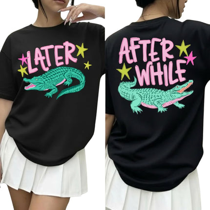 Later Gator Comfort Colors T-Shirt, After While Crocodile Shirt, Funny Alligator Sweatshirt, Southern Saying Gift, Crocodile Shirt