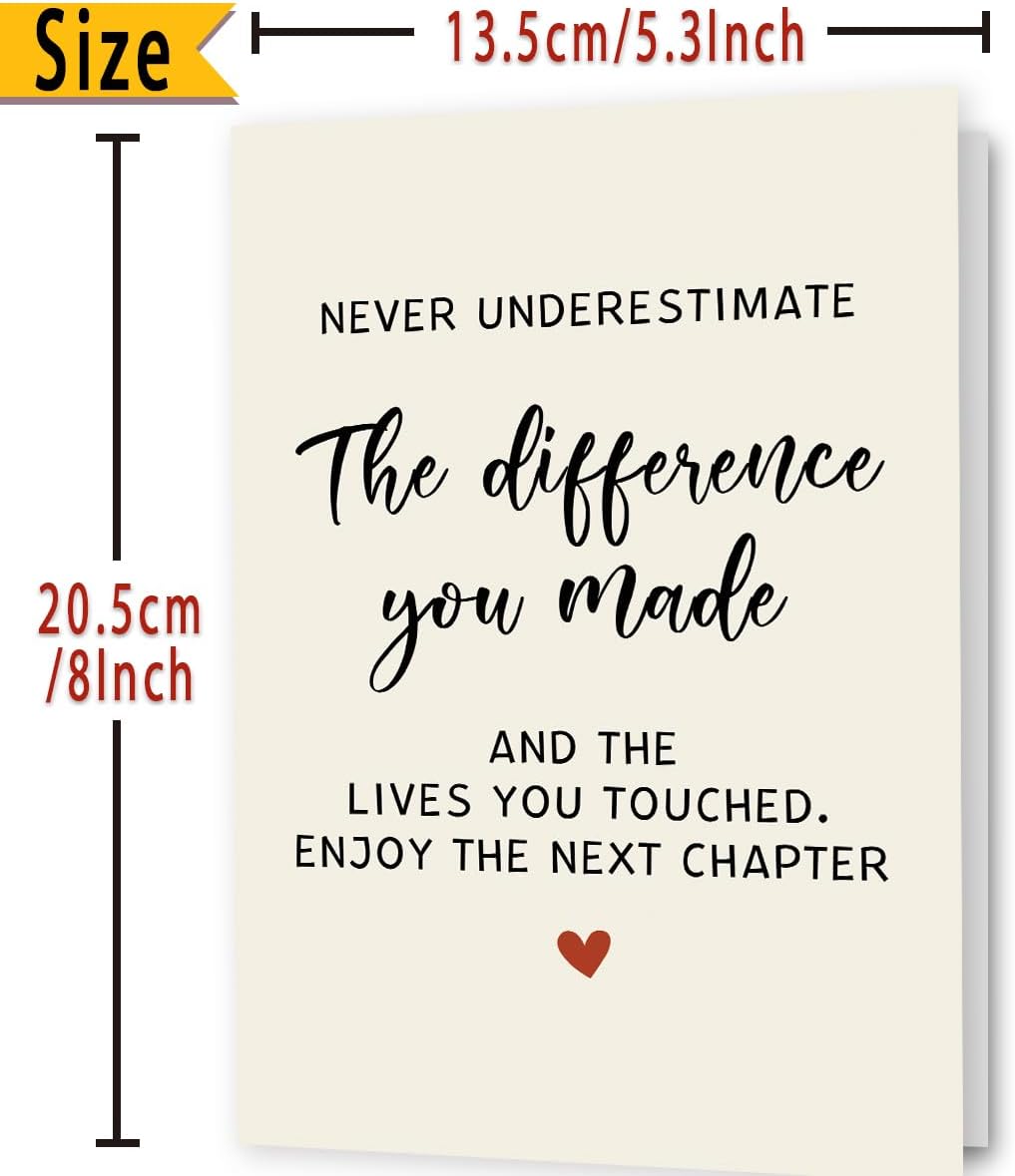 Funny Retirement Farewell Card for Coworkers, Friends, Bosses, Teachers, Mom or Dad - photo 3