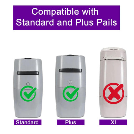 12 Pack Cat Litter Refill Bags Cartridge Compatible with Genie Cat Litter Standard and Plus Pails