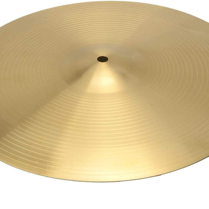 16 Inch Crash Cymbal for Drum Set, Thin Copper Alloy, Gold Finish, Bright Sound, Fast Response, 0.7mm Thickness