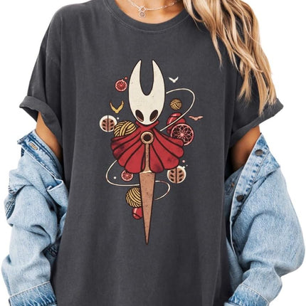 Hollow Knight Silksong Hornet T-Shirt, Hornet Indie Game Shirt, Hollow Bug Night Shirt