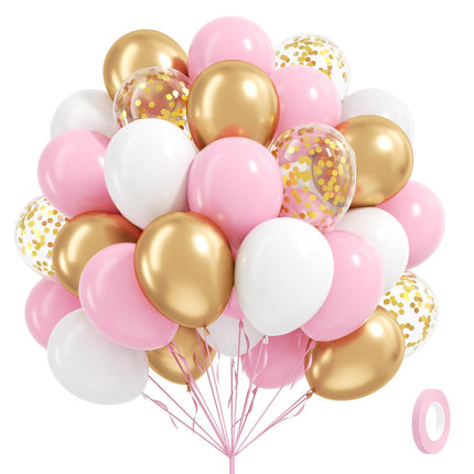 60pcs Purple Balloons 12inch with Metallic Pastel Dark Purple Balloons