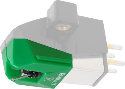 Elliptical Replacement Turntable Stylus for VM95 Series Cartridges, Green - photo 3