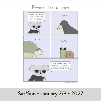 Poorly Drawn Lines 2027 Day-to-Day Calendar