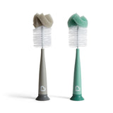 Cepillo de esponja para botellas, gris/salvia, 2 unidades (paquete de 1)