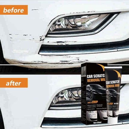 Car Scratch Repair Wax, 2026 New Upgrade Car Scratch Remover Wax with Sponge and Towel, Professional Car Paint Repair Compound for Deep Scratches, Automotive Scratch Repair for Car (1PCS)