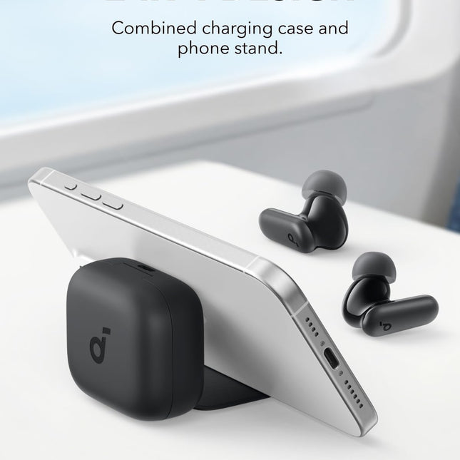 Noise Cancelling Earbuds, Strong and Smart Noise Cancelling, Powerful Bass, 45H Playtime, 2-in-1 Case - photo 2