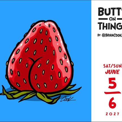 Butts on Things 2027 Day-to-Day Calendar