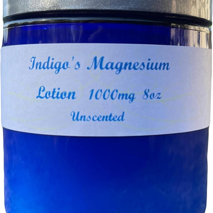 Indigo's Magnesium Lotion 1000mg (8oz, Unscented)