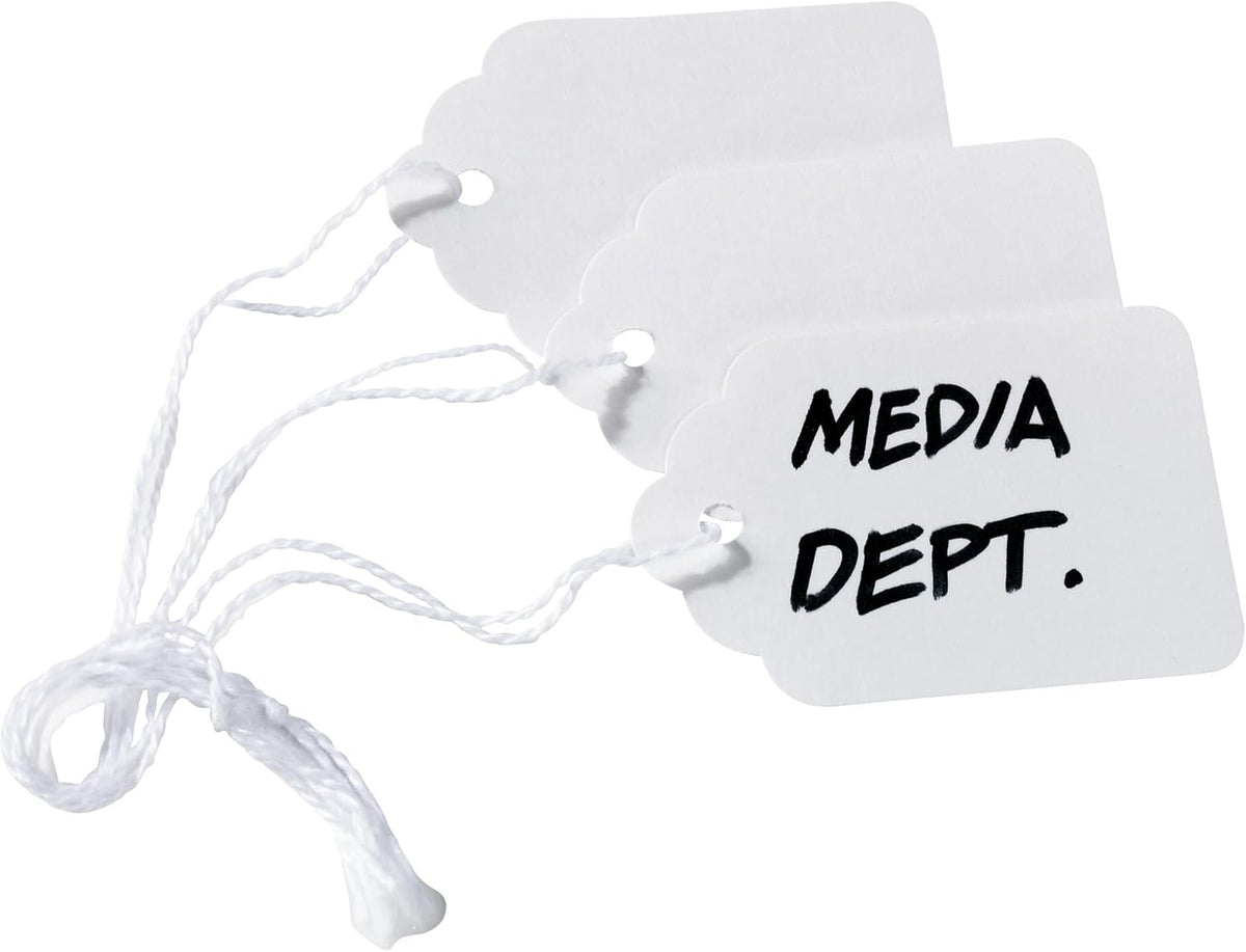 Strung Marking Tags with String Attached, 1.75 x 1.09 in, Pack of 100 - photo 2