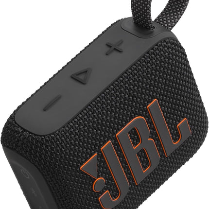 JBL Go 4 - Ultra-Portable, Waterproof and Dustproof Bluetooth Speaker, Big JBL Pro Sound with Punchy bass, 7-Hour Built-in Battery, Made in Part with Recycled Materials (Black)