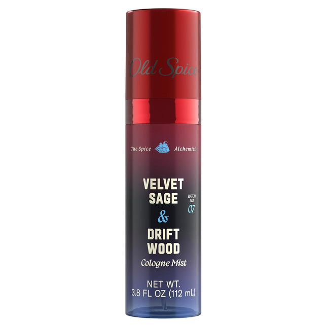 Velvet Sage + Driftwood Cologne Mist for Men, 3.8 oz