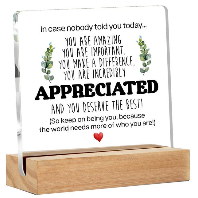 Inspirational Gift Ideas, Thank You Gifts for Women Men Friends
