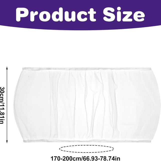 Bird Cage Cover, Large Breathable Nylon Mesh Seed Catcher Birdcage Guard