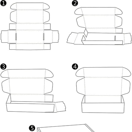 Cell Phone Shipping Box with Protection Foam - Cardboard Mailing Box for Smartphones, Secure Phone Packaging Box for Shipping & Gifting