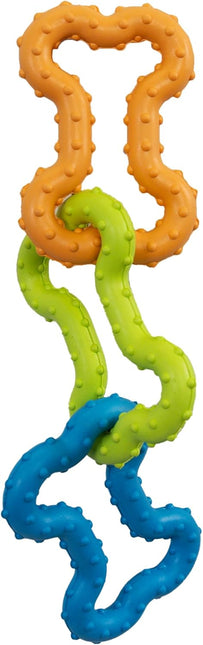 Dog Chew Toy Set, 3 Pack, 5–8 inches, Textured Bendy Toys for Puppies and Small Dogs