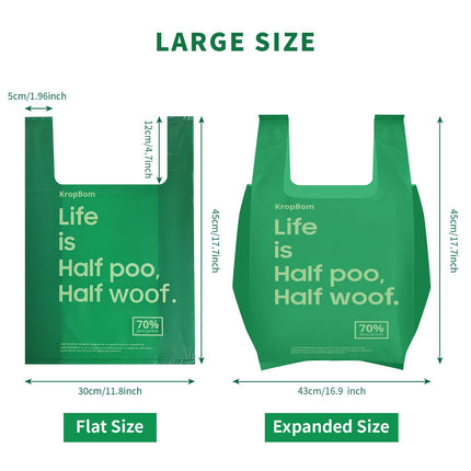 125 Pack Large Dog Poop Bags for Swivel Bin Pooper Scooper