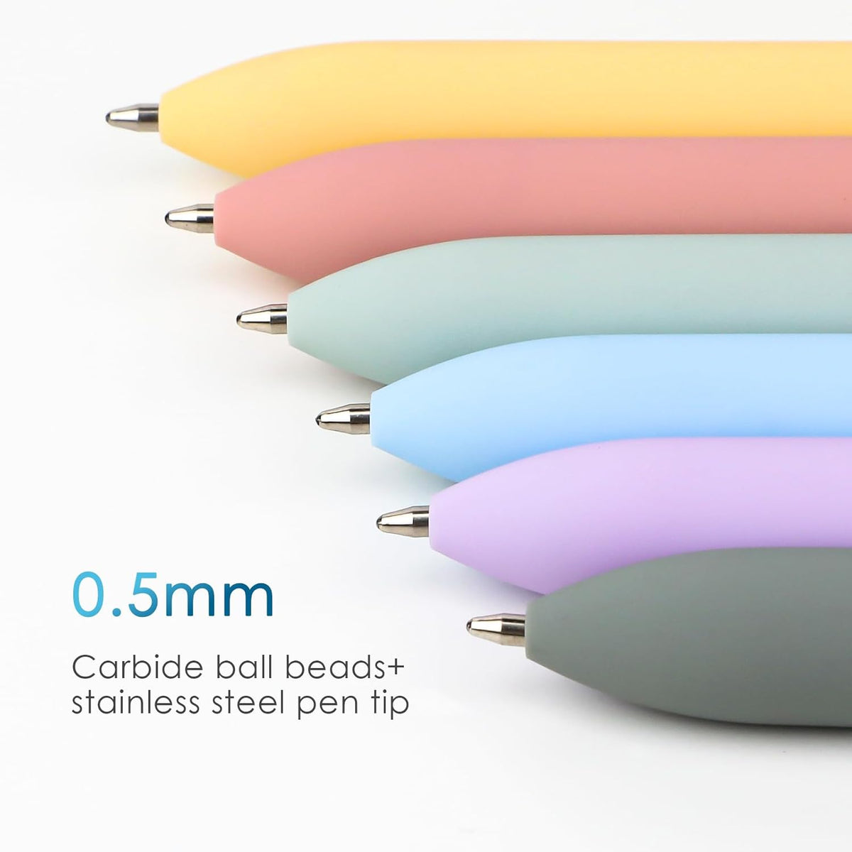 Multicolor Pens 6 Pack,4-in-1 0.5mm Colored Ballpoint Pen,19 Colors Retractable Multicolor Ink Pen,Nurse - photo 4