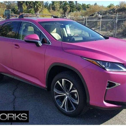 AD Car Wrap Roll SW900 Matte Pink Metallic | 520-M | (Sample 3in x 5in) | Automotive Vinyl Wrap for Cars - Car Interior Wrap & Exterior