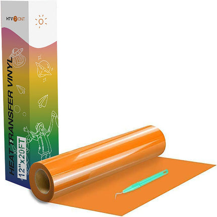 Heat Transfer Vinyl White HTV Rolls, 12" x 20ft