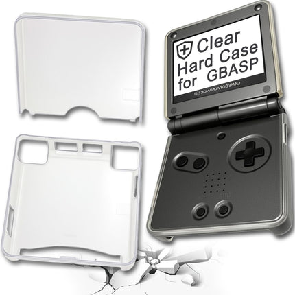 Hard Transparent PC Protective Cases for GBA SP Gameboy Advance Sp Console （Clear）