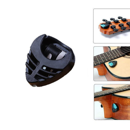 12Pack Guitar Pick Holder, Black