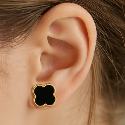Hypoallergenic Gold Stud Earrings Chunky Statement Gold Huggie Hoop Earrings for Women Trendy Mothers Day Gift for Her