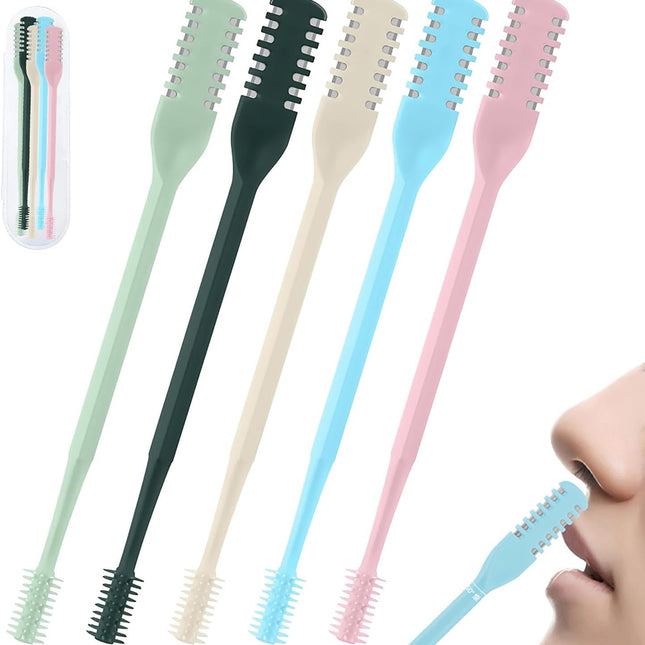 5Pcs 2-in-1 Nose Hair Trimmer for Men Women: 2026 New Portable Double