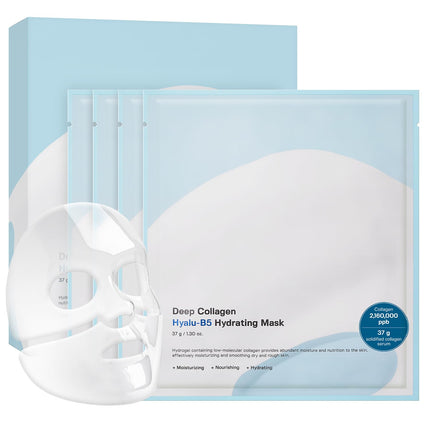 Deep Collagen Overnight Mask, Hydrating, Wrinkle care, 4ea